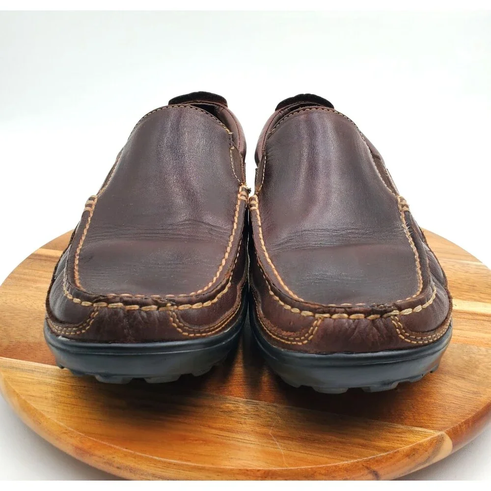 Cole Haan Slip On Loafers Men's Size 9M Tucker Venetian Brown Leather Casual